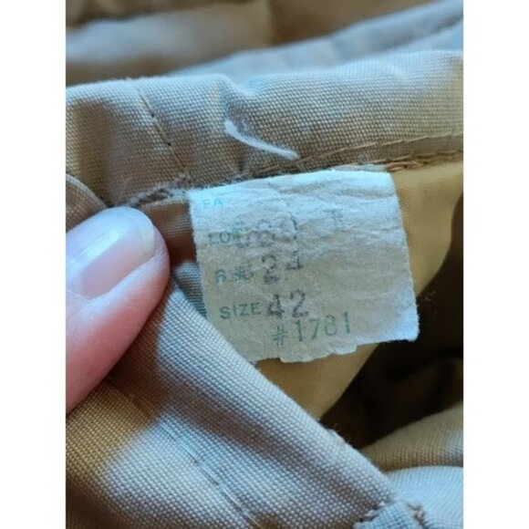 Vintage Cooper Sportswear Flight Bomber Jacket Fur Collar Puffer Coat Size 42 - Picture 10 of 16